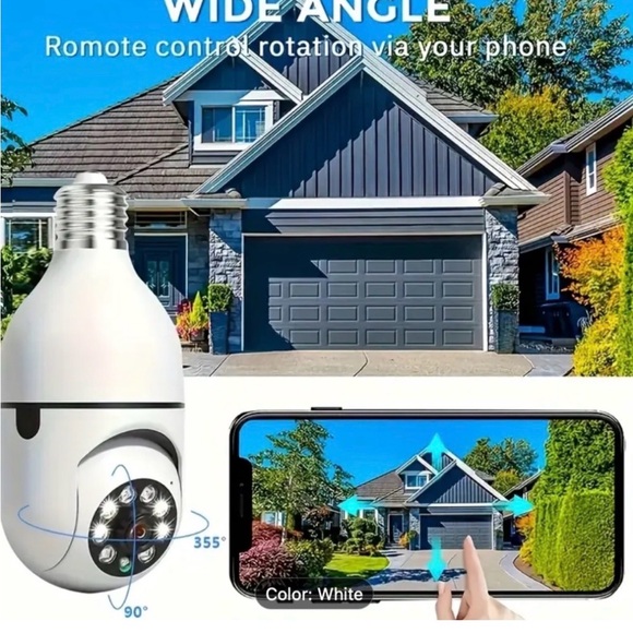 Smart Light Bulb Security Camera - Picture 4 of 4